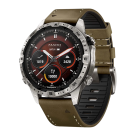Спортивные часы Garmin MARQ Adventurer (Gen 2) Damascus Steel Edition, гибридный ремешок, чёрный силиконовый ремешок - фото 3