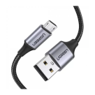 Кабель с нейлоновой оплёткой Ugreen Micro-USB — USB-A (0,5 м) (US290)