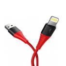 Кабель ROCK Hi-Tensile Lightnng Charge & Sync Round 250mm USB – Lightning - фото 3
