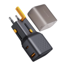 Универсальное сетевое зарядное устройство VOLTME VITO Go EzTravel Travel мощностью 35 Вт (USB-C, USB-A) и кабель USB-C (1,2 м)