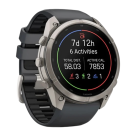 Спортивные часы Garmin fenix 9 Pro, 51 мм, AMOLED, титан, сапфир, силиконовый ремешок цвета «графитовый/чёрный» (без inReach) - фото 4