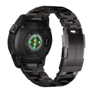 Спортивные часы Garmin fenix 7X Pro Sapphire Solar Edition, 51 мм, титановый блочный браслет, чёрный силиконовый ремешок - фото 13