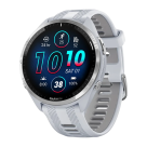 Спортивные часы Garmin Forerunner 965, силиконовый ремешок цвета «Уайтстоун»/«серая пудра» - фото 2