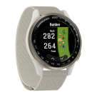 Спортивные часы Garmin Approach S50, нейлоновый браслет ComfortFit цвета «слоновая кость» - фото 9