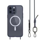 Гибридный чехол с ремешком и поддержкой MagSafe MAGEASY Roam M для iPhone 15 Pro - фото 15