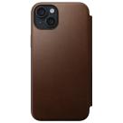 Кожаный чехол-книжка MagSafe Nomad Modern Leather Folio для iPhone 15 Plus - фото 8