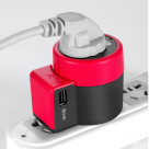 Универсальный переходник для сетевых вилок + сетевое ЗУ XO Universal Charger - фото 3