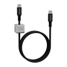 Магнитный кабель с оплёткой и утяжелителем Magssory Dice USB-C (USB 2.0) (2,4 м) - фото 4