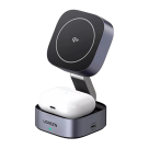 Складная зарядная станция MagSafe Ugreen MagFlow для iPhone и AirPods (W702)