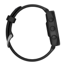 Спортивные часы Garmin Forerunner 165 Music, силиконовый ремешок цвета чёрный/синевато-серый - фото 5