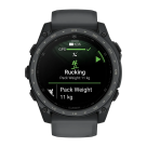 Спортивные часы Garmin tactix 8, 51 мм, AMOLED, Cerakote, сланцево-серый силиконовый ремешок - фото 2