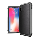 Защитный чехол с декоративной вставкой X-Doria Defense Lux Black Leather для iPhone XR - фото 3