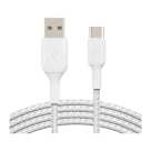 Кабель с оплёткой Belkin BoostCharge USB-A — USB-C (USB 2.0) (2 м) (CAB002) - фото 8