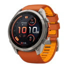 Спортивные часы Garmin fenix 9 Pro, 51 мм, AMOLED, титан, сапфир, силиконовый ремешок цвета «осенний оранжевый»/«оранжевая искра» (с inReach) - фото 2