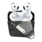 Защитный чехол с ремешком и механическим замком Aulumu A29 Geometric Case для AirPods 4 - фото 2