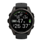 Умные спортивные часы Garmin fenix 8, 43 мм, AMOLED, сапфир, титан с DLC, силиконовый ремешок цвета «чёрный/серый» - фото 9