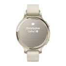 Спортивные часы Garmin Lily 2 Active, силиконовый ремешок цвета кости