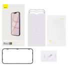 Защитное стекло с установочной рамкой Baseus для iPhone 13 mini (2.5D, 0,3 мм; комплект — 2 шт.) - фото 6