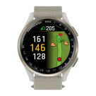 Спортивные часы Garmin Approach S50, нейлоновый браслет ComfortFit цвета «слоновая кость» - фото 8