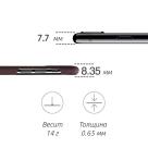 Чехол Pitaka Aramid MagCase Plain для iPhone XS Max Black-Red - фото 8