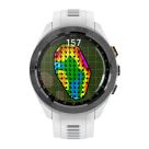 Спортивные часы Garmin Approach S70, 42 мм, белый силиконовый ремешок - фото 8