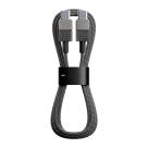 Кабель с оплёткой и ремешком VLP NEO Phantom USB-C (USB 2.0) (1,5 м)