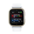Спортивные часы Garmin Venu Sq 2, 40 мм, белый силиконовый ремешок - фото 2