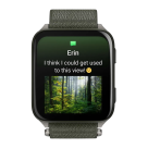 Спортивные часы Garmin Venu X1, нейлоновый браслет ComfortFit цвета «мох» - фото 5