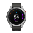 Спортивные часы Garmin epix (Gen 2) Standard Edition, 47 мм, чёрный силиконовый ремешок - фото 12
