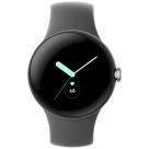 Умные часы Google Pixel Watch, Wi-Fi + LTE, «полированный серебристый» корпус, ремешок угольно-серого цвета