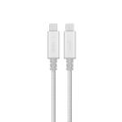 Кабель с LED-индикатором, нейлоновой оплёткой и ремешком Moshi Integra USB-C (2 м, 100 Вт; поддержка PD 3.0)