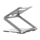 Регулируемая складная металлическая подставка-хаб CABLETIME 360° для MacBook Air и Pro 13–16"