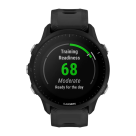 Спортивные часы Garmin Forerunner 955, чёрный силиконовый ремешок