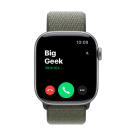 Часы Apple Watch Series 11, 42 мм, алюминий цвета «серый космос», браслет Sport Loop цвета «лес»
