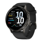 Спортивные часы Garmin Venu 4, 45 мм, чёрный силиконовый ремешок - фото 2