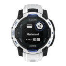 Спортивные часы Garmin Instinct 3, 45 мм, Solar, силиконовый ремешок цвета «Уайтстоун/синий» - фото 7