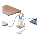 Сетевое зарядное устройство CABLETIME мощностью 150 Вт (3 USB-C, USB-A) (GaN) - фото 2