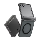 Прозрачный чехол MagSafe с защитой шарнира araree Duple 360 M для Samsung Z Flip7