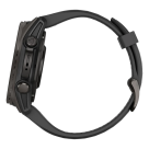 Умные спортивные часы Garmin fenix 8, 43 мм, AMOLED, сапфир, титан с DLC, силиконовый ремешок цвета «чёрный/серый» - фото 2