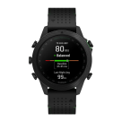 Спортивные часы Garmin MARQ Golfer (Gen 2) Carbon Edition, гибридный ремешок цвета «чёрный/зелёный», чёрный силиконовый ремешок - фото 11