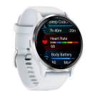 Спортивные часы Garmin Venu 3, 45 мм, силиконовый ремешок цвета «Уайтстоун» - фото 7