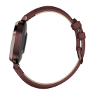 Спортивные часы Garmin Lily 2 Classic, кожаный ремешок цвета «красная шелковица» - фото 3
