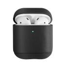 Чехол из натуральной full-grain кожи с комплектом силиконовых амбушюр Uniq Terra для AirPods - фото 3