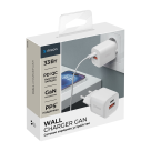 Сетевое зарядное устройство Deppa мощностью 33 Вт (USB-C, USB-A) (GaN) - фото 2