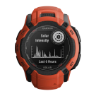 Спортивные часы Garmin Instinct 2X Solar Standard Edition, 50 мм, силиконовый ремешок oгненно-красного цвета - фото 13