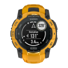 Спортивные часы Garmin Instinct 3, 50 мм, Solar, силиконовый ремешок цвета «солнечный луч/серый» - фото 12