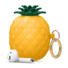 Силиконовый чехол с карабином Elago Pineapple Case для AirPods