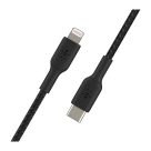 Кабель с оплёткой Belkin BoostCharge USB-C — Lightning (2 м) (CAA004) - фото 3