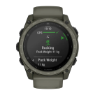 Спортивные часы Garmin tactix 8, 51 мм, AMOLED, Cerakote, оливковый силиконовый ремешок - фото 2