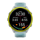 Спортивные часы Garmin Forerunner 570, 47 мм, силиконовый ремешок цвета «полупрозрачный серый»/бирюзовый